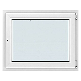 Solid Elements Kunststofffenster Basic (B x H: 100 x 80 cm, DIN Anschlag: Rechts, Weiß)