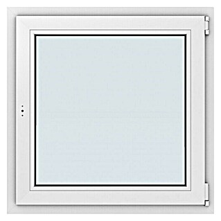 Solid Elements Kunststofffenster Basic (B x H: 90 x 90 cm, DIN Anschlag: Rechts, Weiß)