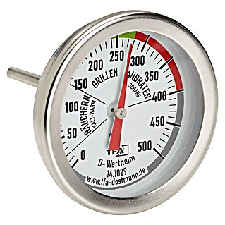 TFA Dostmann Grill-Thermometer BBQ Grill Smoker (Analog, Temperaturanzeige)