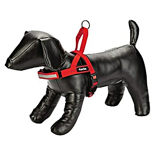 Karlie Arnés para perros Art Sportiv Premium Comfort (Ajuste de longitud: 72 cm - 90 cm, Nylon, Rojo)