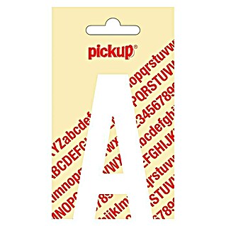 Pickup Sticker (Motief: A, Wit, Hoogte: 90 mm)