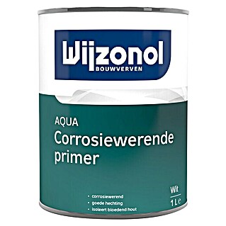 Wijzonol Primer Aqua Corrosiewerend (Wit, Extra mat, 1 l)
