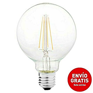 Bombilla LED Globo Transparente (6 W, E27, Color de luz: Blanco cálido, No regulable, Globo)