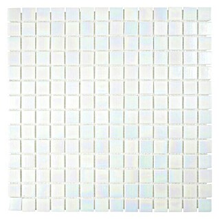 Mosaikfliese Iridium GM IR 161 (30,5 x 30,5 cm, Weiß, Glänzend)