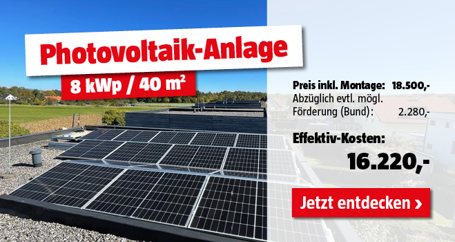Photovoltaik-Anlage-Set für 40m²