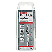 Bosch Stichsägeblätter T 101 B (Weichholz/Kunststoffe, 25 Stk., T-Schaft)