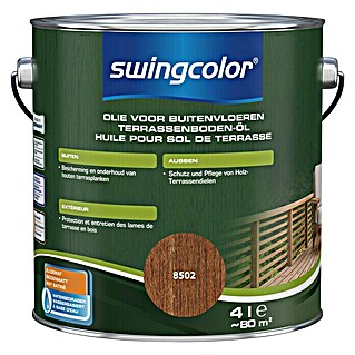 swingcolor Houtolie voor buitenvloeren (Bangkirai, 4 l, Zijdemat)