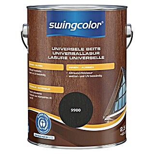 swingcolor Universele beits (Zwart, 2,5 l, Zijdeglans)