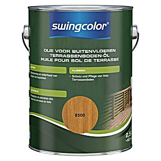swingcolor Houtolie voor buitenvloeren (Natuurlijk douglas, 2,5 l, Zijdemat)