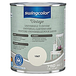 swingcolor Kleurbeits Universele Tuinverf (750 ml, Zijdewit, Zijdemat)