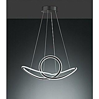 WOFI LED-Pendelleuchte Madison (53 W, L x B x H: 73 x 29 x 150 cm, Schwarz, Kaltweiß)