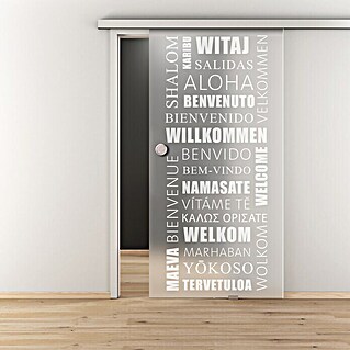 Diamond Doors Glasschiebetür 544 (935 x 2.058 mm, Einscheibensicherheitsglas (ESG), Mattglas)