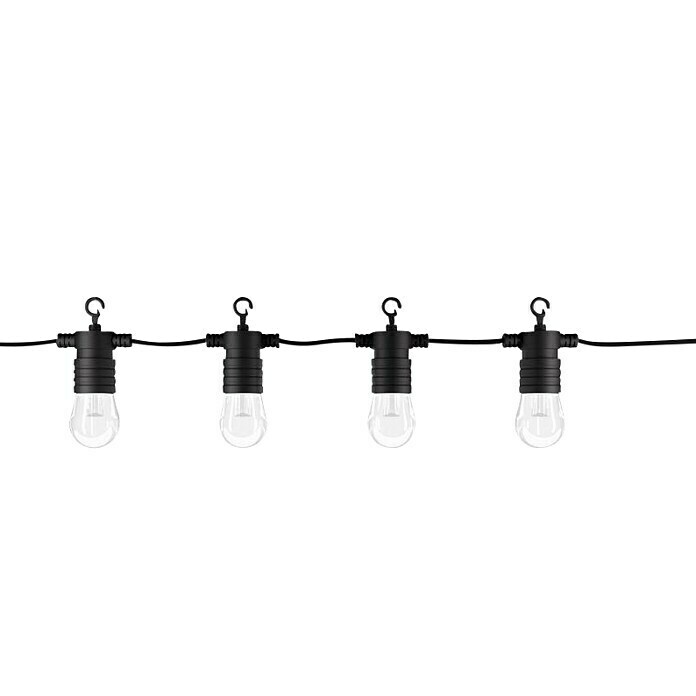 Müller-Licht Tint LED-Lichterkette Stella White+Color 12 Bulbs 