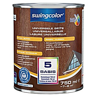 swingcolor Mix Universele beits (Mengkleur basis, 750 ml, Zijdeglans)