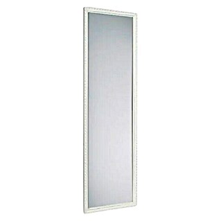Ogledalo s okvirom Loreley (Š x V: 34 x 125 cm, Bijela boja)