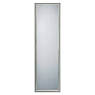 Ogledalo s okvirom Loreley (Š x V: 35 x 125 cm, Srebrna boja)