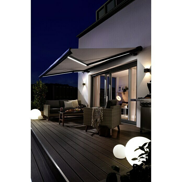 Starlux Aplique exterior LED Umea (8 W, Color: Antracita, L x An x Al: 10 x 10 x 10 cm, IP54, Cuadrado)