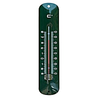 Nature Buitenthermometer (Hoogte: 30 cm, Metaal, Groen)