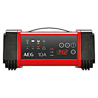 AEG Automatik-Ladegerät LT10 Microprozessor (Geeignet für: AGM-/Gel-/Blei-Säure-Batterien 12/24 V, 230 V)