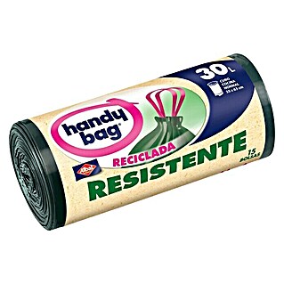 Handy bag Bolsas de basura Reciclada (30 l, 15 uds., Verde)