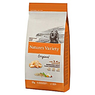 Nature's Variety Pienso seco para perros Original Medium/Max (12 kg, Pollo)