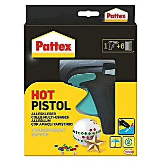 Pattex Heißklebepistole Starter-Set (70 W, Durchmesser Klebepatrone: 11 mm)