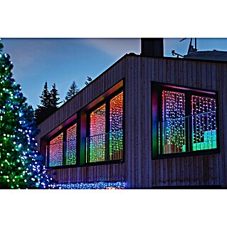 Twinkly LED-Lichtervorhang 210 LED Curtain (Außen, Kabellänge: 3 m, RGB)