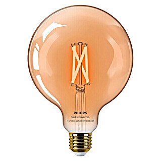 WiZ Bombilla LED Regulable Filamento globo (E27, 50 W, 640 lm)