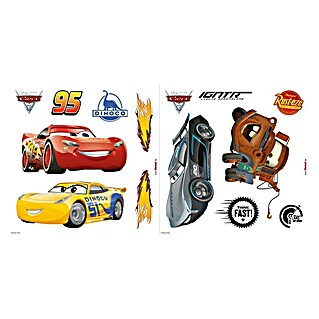Komar Disney Edition 4 Fenstersticker Cars (Disney Cars, Bunt, 31 x 31 cm)