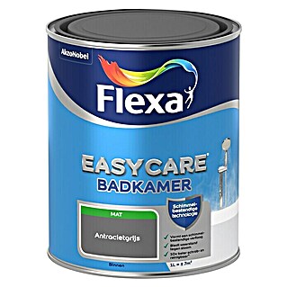 Flexa Easycare Muurverf Badkamer (Antracietgrijs, 1 l, Mat)