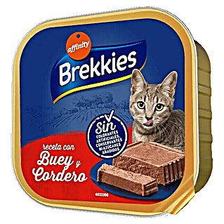 Affinity Brekkies Comida húmeda para gatos (100 g, Pollo y pavo)