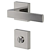 Diamond Doors WC-Türgarnitur Savannah (Türstärke: 40 - 45 mm, Schlitzkopf/Olive SK/OL, Samtgrau)