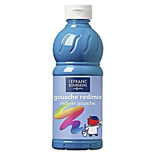 Lefranc & Bourgeois Gouachefarbe Redimix (Türkisblau, 500 ml, Flasche)