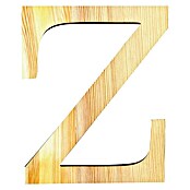 Artemio Letra de madera (Motivo: Z, L x An x Al: 19 x 1 x 19 cm, Madera)