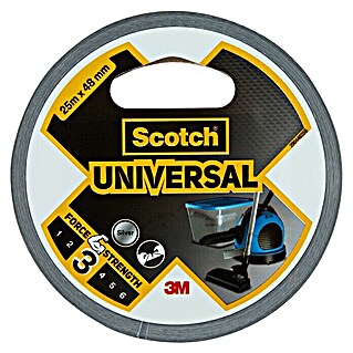 3M Cinta adhesiva universal Scotch americana (Gris, An x L: 48 mm x 25 m, 1 ud.)