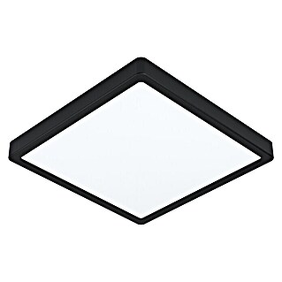 Eglo LED-Deckenleuchte FUEVA-Z (19,5 W, L x B x H: 28,5 x 28,5 x 2,8 cm, Schwarz)