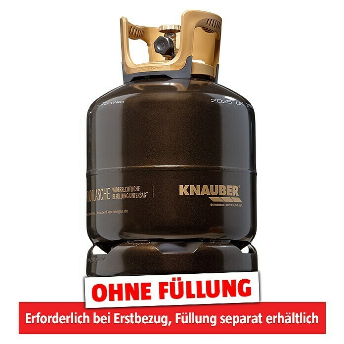 Knauber Propangas-Flasche Grillgas ohne Füllung* 