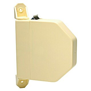 Recogedor de cinta de persiana (En pared, Anchura de la correa: 22 mm, Beige)