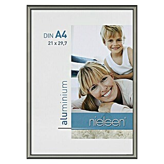 Nielsen Bilderrahmen Classic (Contrastgrau, 59,4 x 84,1 cm / DIN A1, Aluminium)