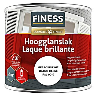 Finess Lak Hoogglans (Gebroken wit, 250 ml)