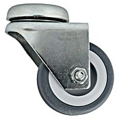 Dörner & Helmer Apparate-Doppelrolle (Durchmesser Rollen: 50 mm, Traglast: 80 kg, Gleitlager, Mit Rückenloch)