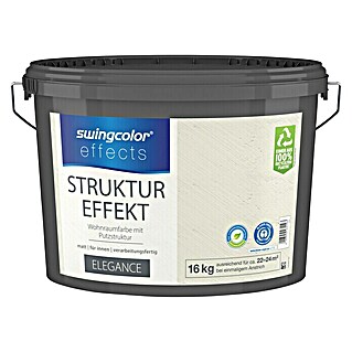 swingcolor effects Strukturfarbe (Elegance, 16 kg, Konservierungsmittelfrei)