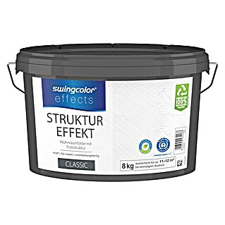 swingcolor effects Strukturfarbe (Classic, 8 kg, Konservierungsmittelfrei)