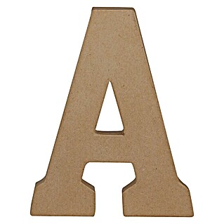 Décopatch Letra de cartón (A, Cartón, L x An x Al: 2,8 x 16 x 20,5 cm)