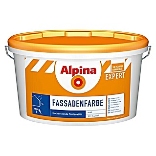 Alpina Expert Fassadenfarbe (Weiß, 5 l, Matt)