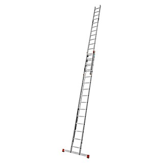 Krause Monto Sprossen-Seilzugleiter Robilo (Arbeitshöhe: 8,45 m, 2 x 15 Sprossen, Aluminium)