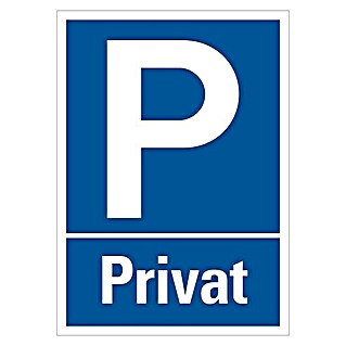 Pickup Gebotsschild (Privatparkplatz, L x B: 35 x 25 cm)