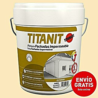Titan Pintura para fachadas Titanit (Beige, 15 l, Mate)