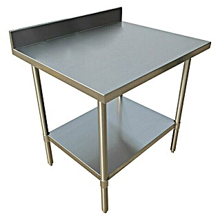 Grillküchen-Modul Tisch (L x B x H: 70 x 80 x 90 cm, Edelstahl)