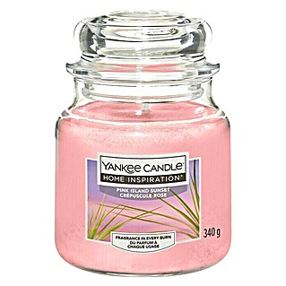 Yankee Candle Home Inspirations Duftkerze (Im Glas, Pink Island Sunset, Medium)